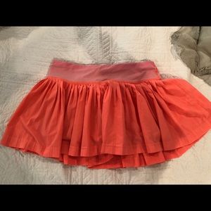 Neon pink lulu Lemon skirt